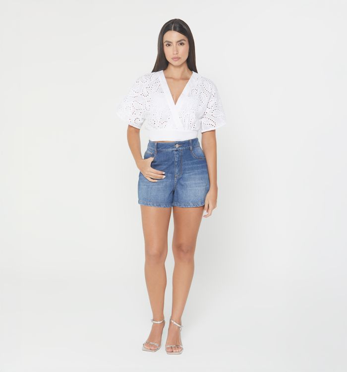 Blusa cruzada