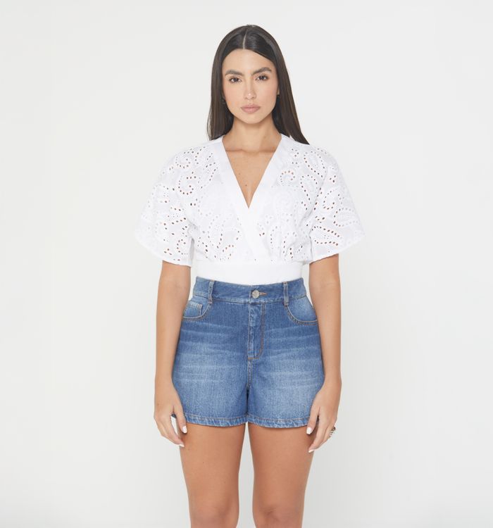 Blusa cruzada