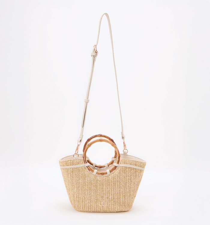 Bolso de manos con asas redondas
