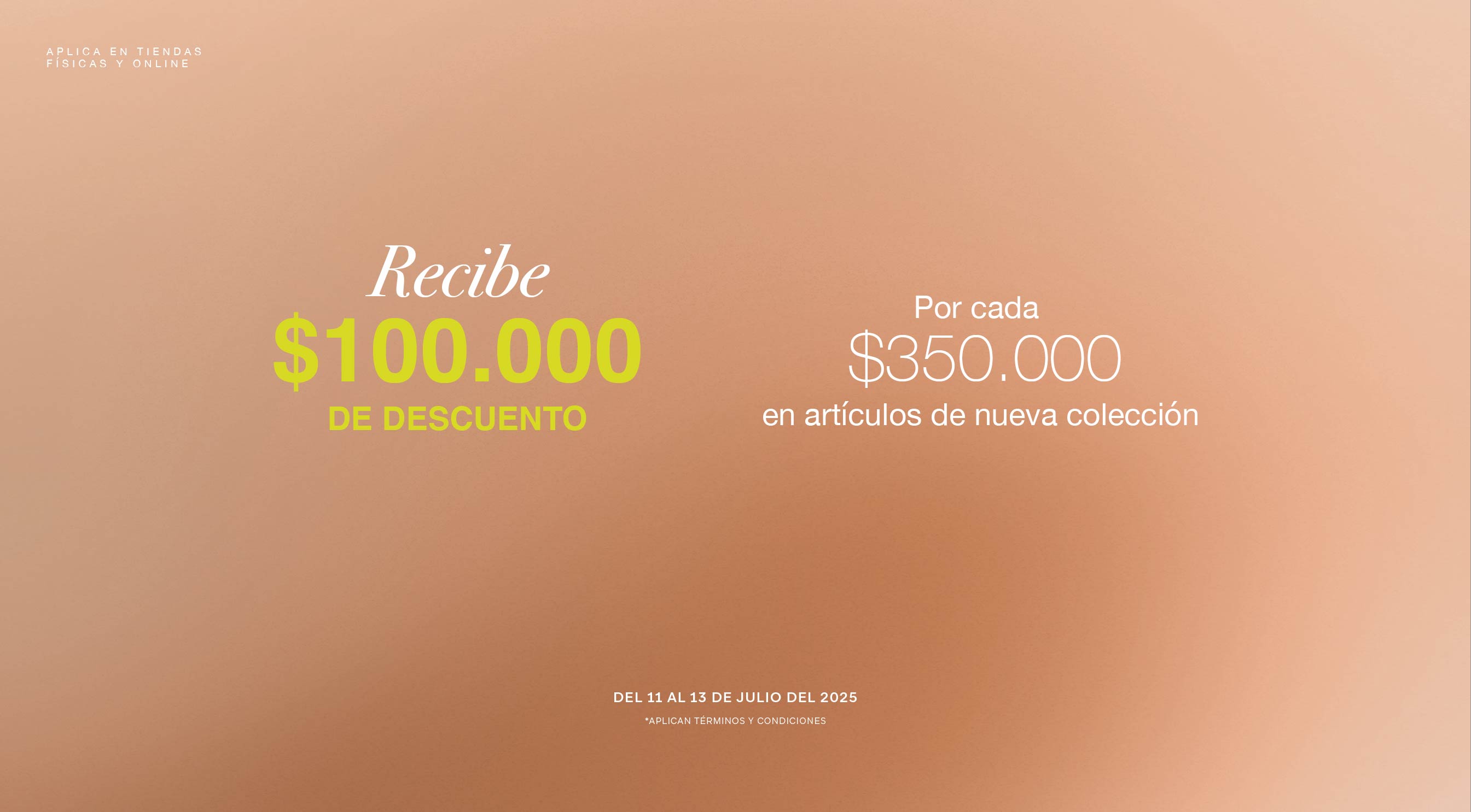 100.000 OFF X COMPRAS DE 350.000 | Studio F​
