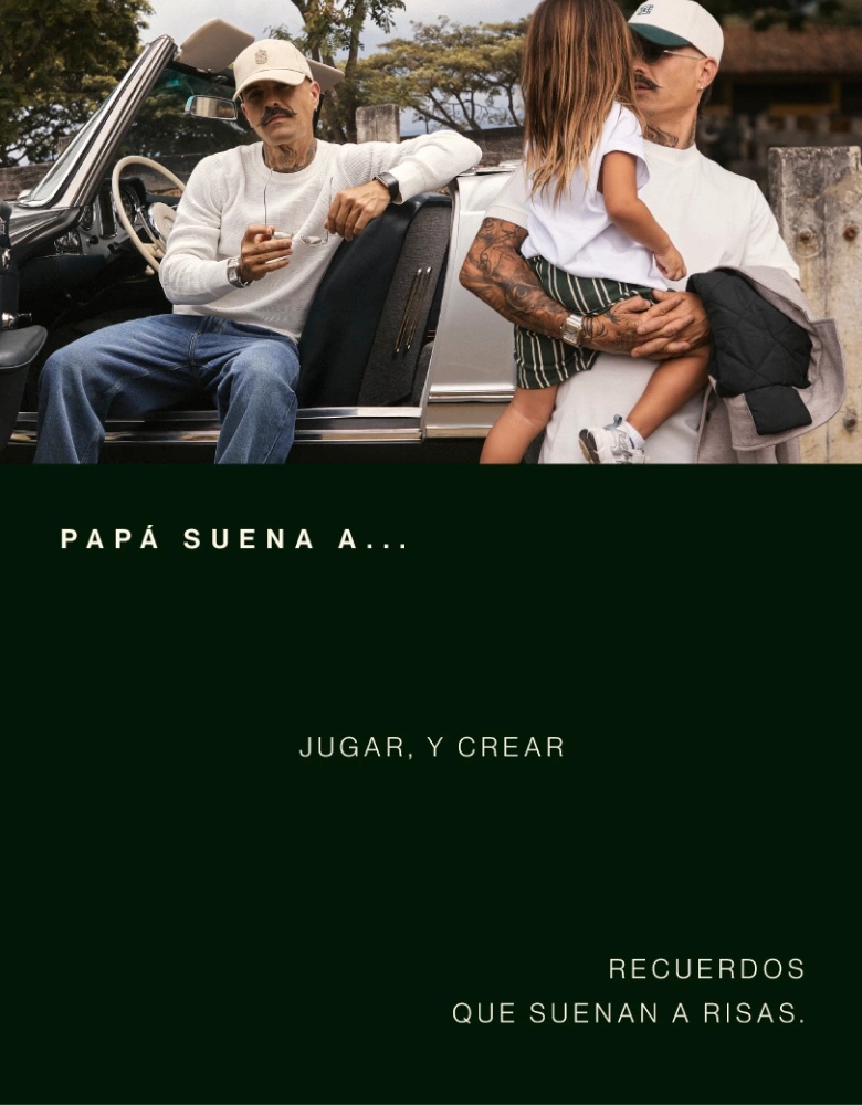 Una campaña inspirada en los recuerdos, la conexión y el estilo masculino auténtico para compartir grandes momentos. Creada por la marca Studio F MAN
