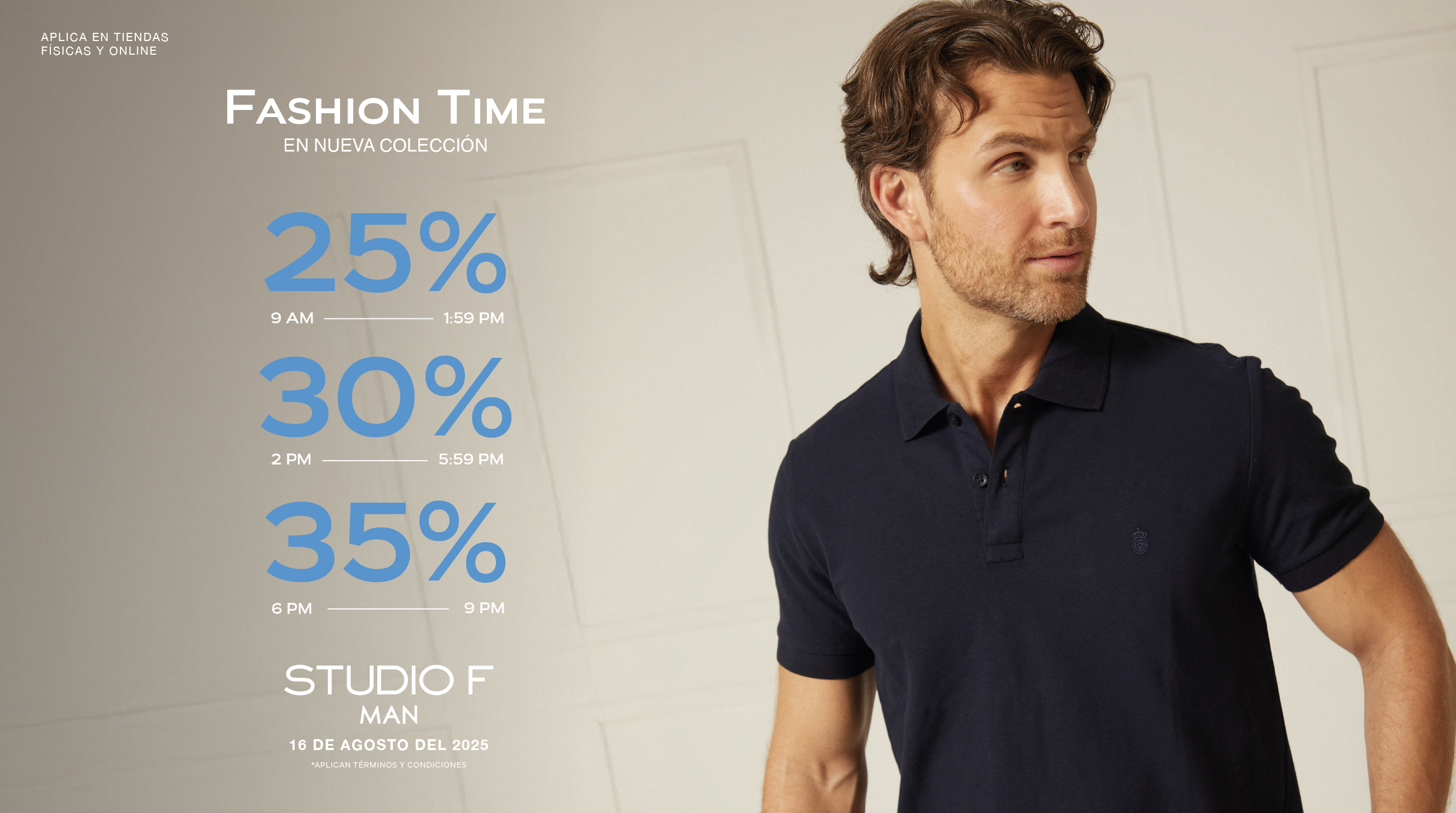 Fashion time 25% 30% 35%. | Studio F Man​​​