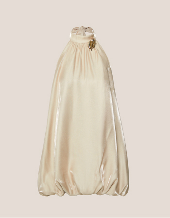 Vestido corto halter