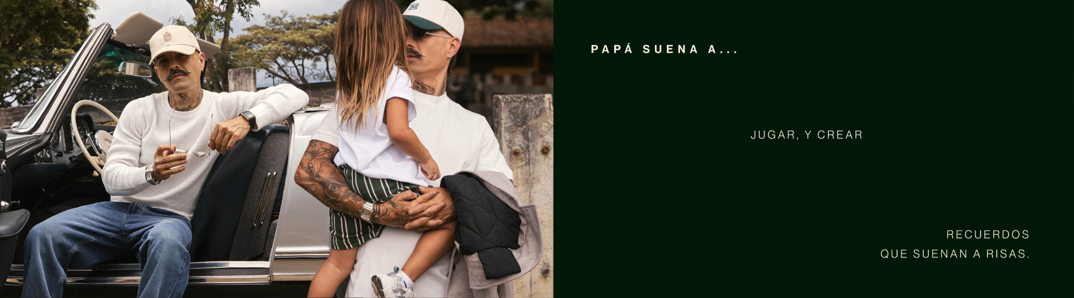 Una campaña inspirada en los recuerdos, la conexión y el estilo masculino auténtico para compartir grandes momentos. Creada por la marca Studio F MAN